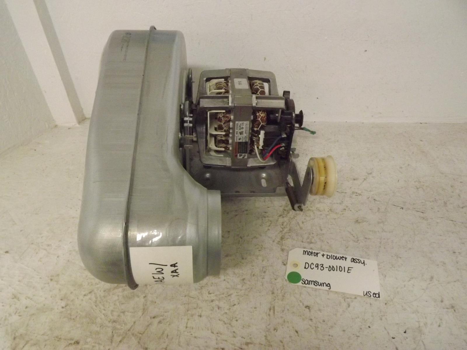 Samsung Dryer DC93-00101E Motor and Blower Assembly Used Samsung Dryer DC93-00101E Motor and Blower Assembly Used
